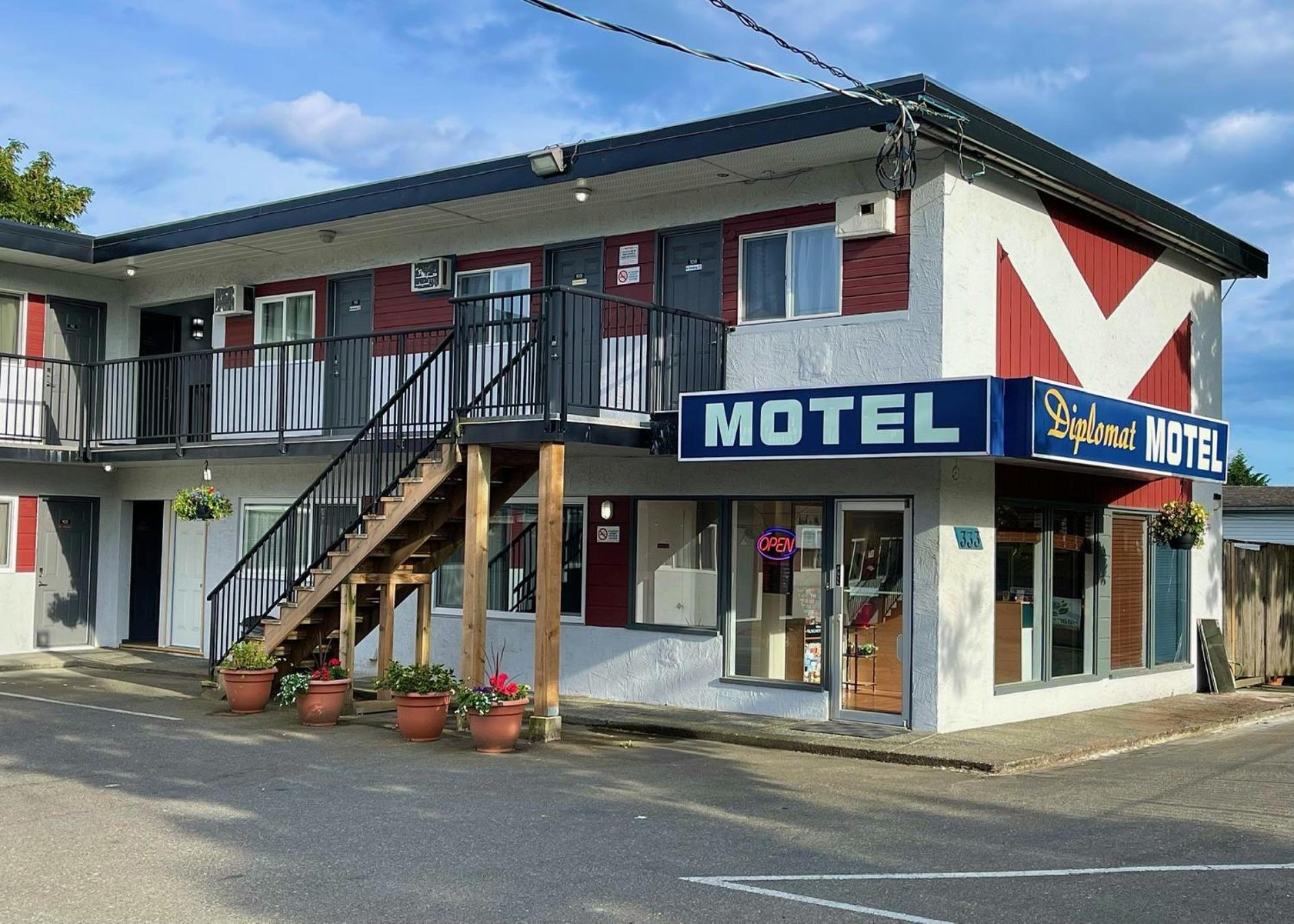 Diplomat Motel Nanaimo Buitenkant foto